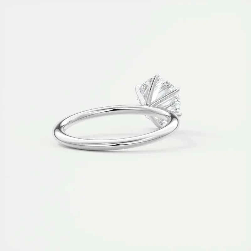 Moissanite Solitaire Ring – 925 Sterling Silver 0.5–2ct Round D Color Wedding & Engagement | Melisande