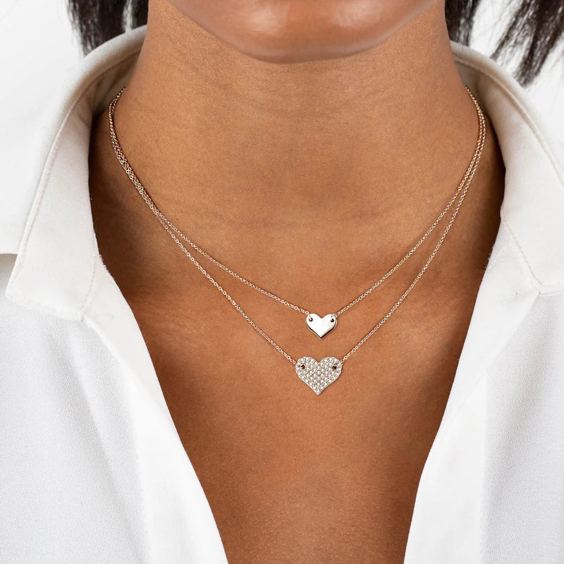 925 Sterling Silver Guide Star Pendant Necklace, Certified 3mm & 2mm Moissanite Stones – Melisande